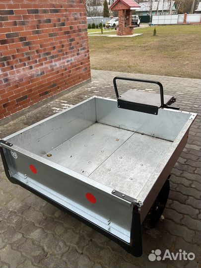 Прицеп для мотоблока тпм-500-1 про оцинкованный