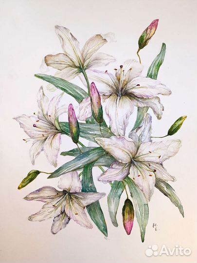 Картина акварелью 