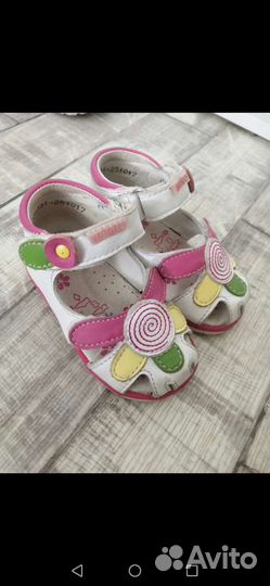 Сандалии для девочки 20 размер