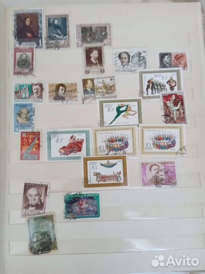 Альбом старых марок с 50-ых годов