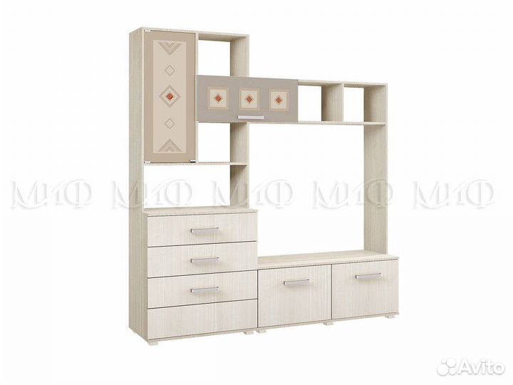 Стенка в гостиную Белла с пеналом 2,4