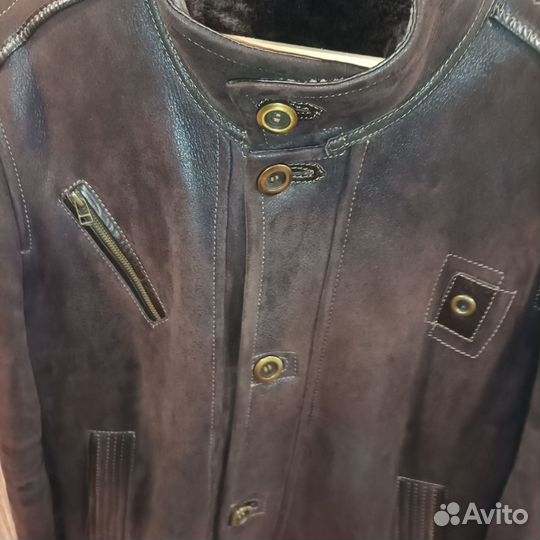 Дубленка авиатор мужская