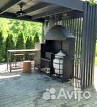 Мангал С крышей