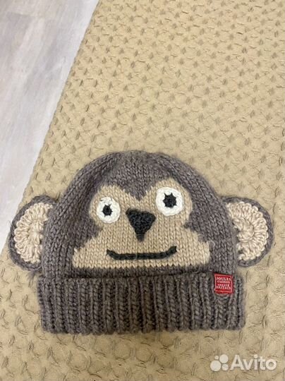 Joules обезьяна шапка и перчатки-варежки