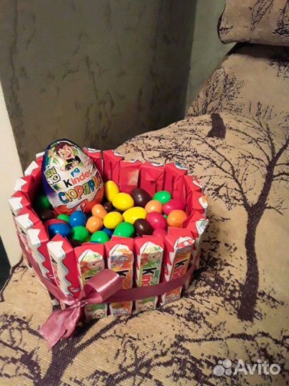 Мини тортик из киндеров