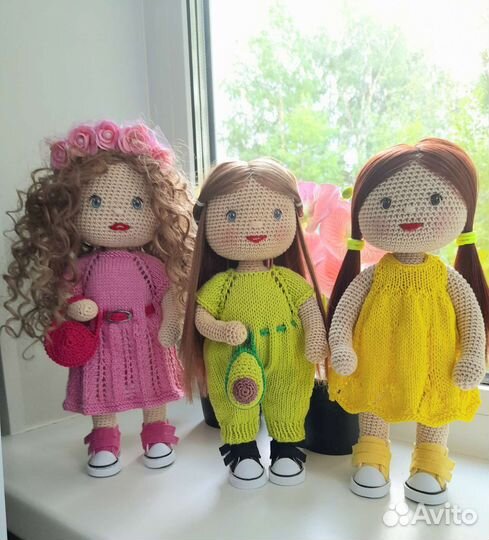 Вязаная кукла крючком