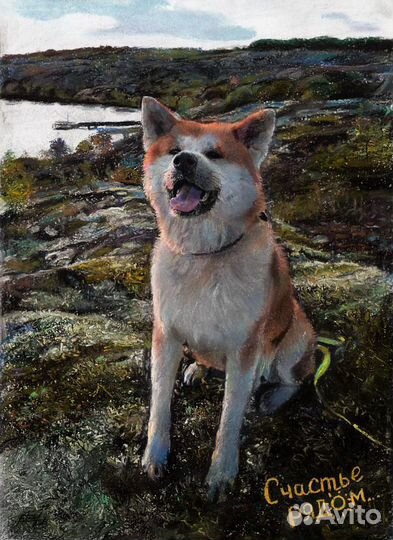 Портреты и шаржи. Художник. Картина маслом