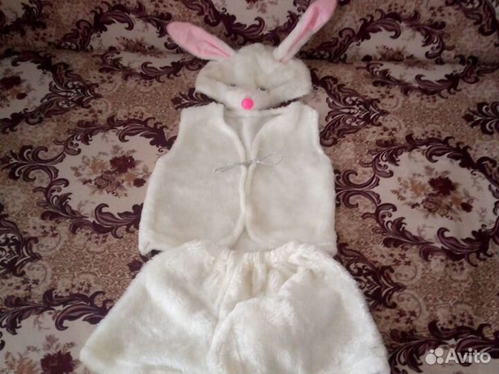 Новогодний костюм для мальчика зайца