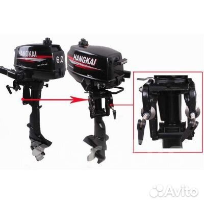 2х-тактный лодочный мотор Hangkai Ханкай M6 Новые