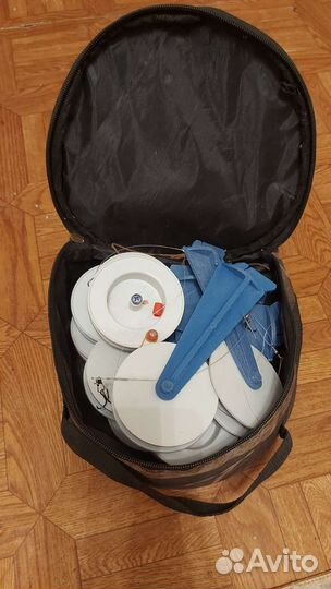 Набор жерлиц кружков 10 шт в сумке