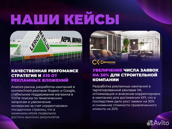 Контекстная / Таргетированная реклама / Аналитика