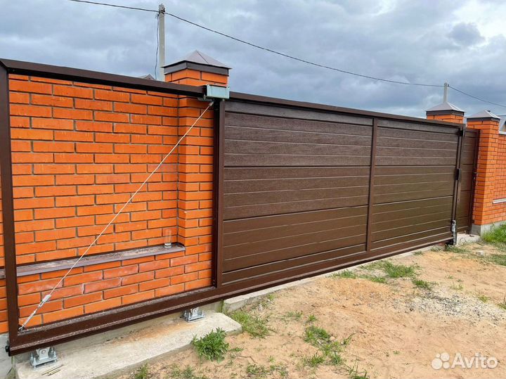 Откатные ворота и автоматика для ворот с гарантией