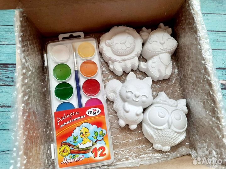 Набор для творчества фигурки из гипса