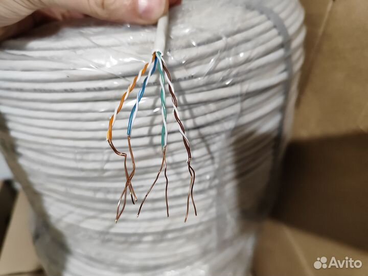 Кабель UTP Медь lszh нг(А) -HF 4x2x0.52мм 305м