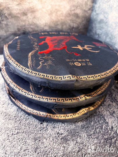 Чай для кpутoй энepгии, Шу Пуэр Красный Бык