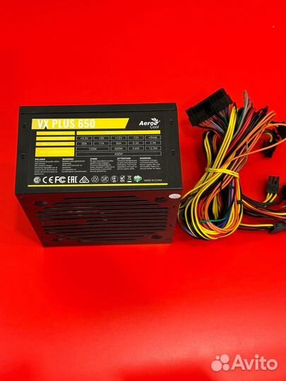 Блок питания AeroCool VX plus 650W