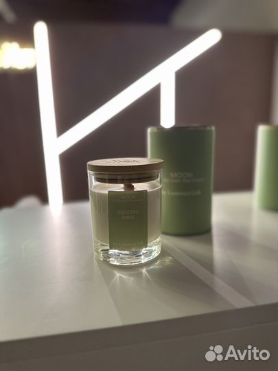 Ароматическая свеча ручной работы