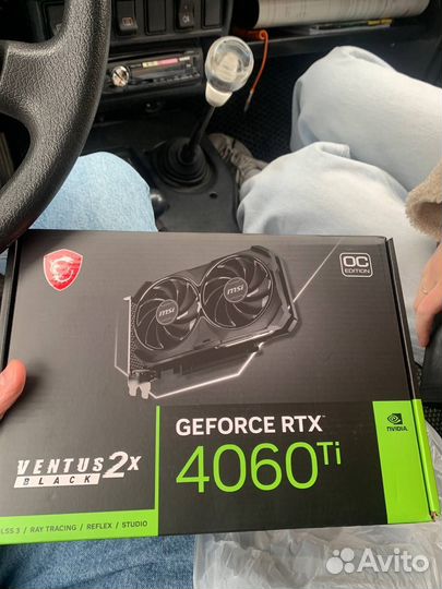 Видеокарта новая Msi rtx 4060 ti 16 gb
