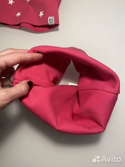 Комплект шапка и снуд для девочки