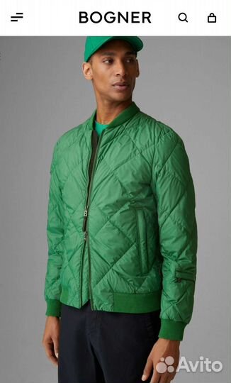Пуховик Bogner Ronald in green