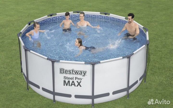 Каркасный бассейн Bestway steel pro max 366*122см