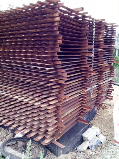 Забор металлический секционный