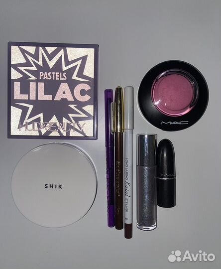 Тени Huda Beauty, MAC румяна, пудра shik