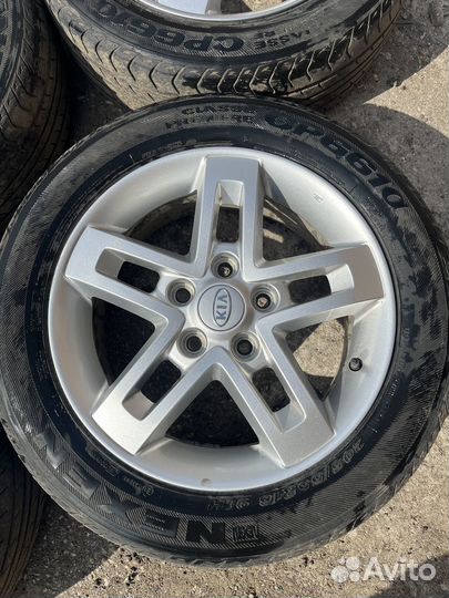 Колеса kia с резиной 205/55 nexen
