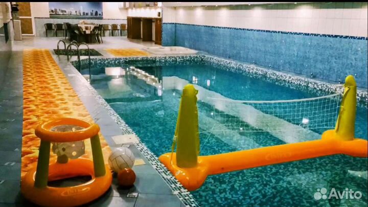 Бассейн, сауна, мангальная зона