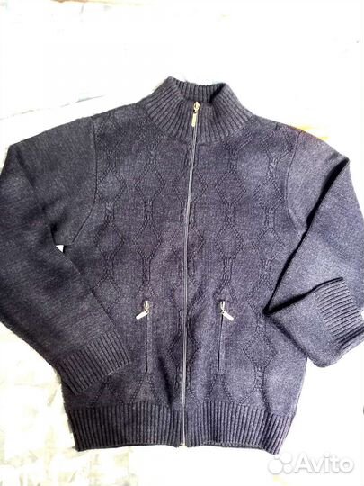 Кофта джемпер школьный на молнии