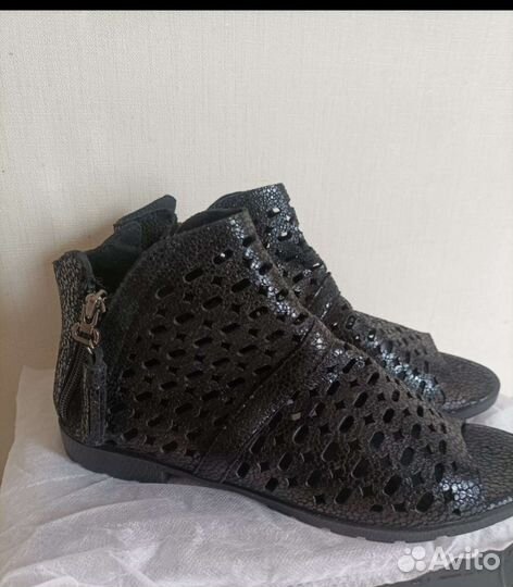 Ботинки женские 38 размера кожаные