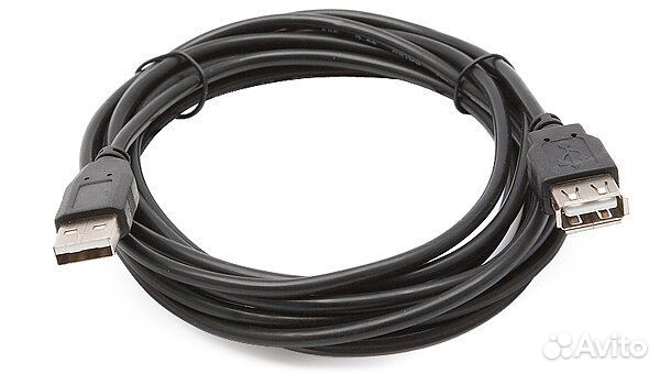 Кабель: - удлинитель USB 2.0 (Am-Af) 3 метра