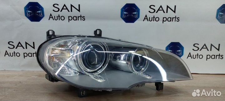 Фара биксеноновая адаптивная правая Bmw X5 Рест