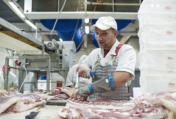 Разнорабочий на мясокомбинат