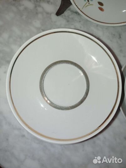 Блюдце, фарфор Южноуральского завод