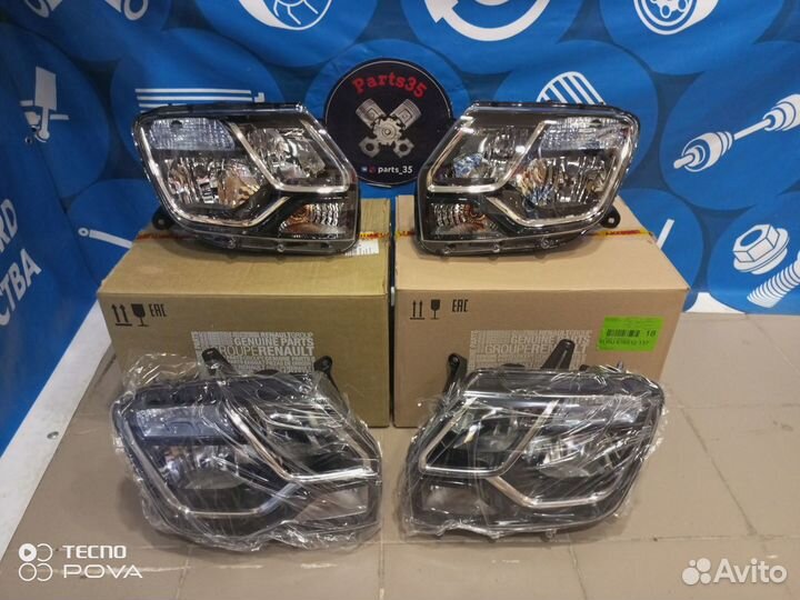 Блок фара renault duster (2015)