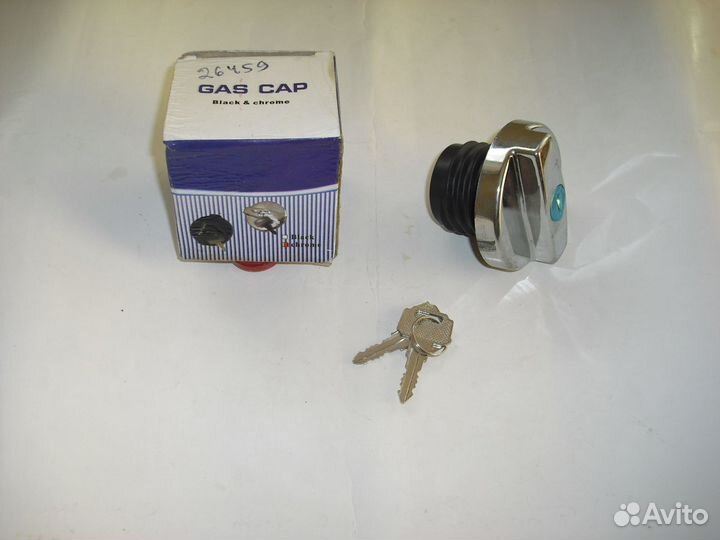 Крышка бензобака GAS CAP L-001 (Blek & chrome)