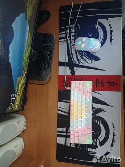 Сетап клавиатура механическая мышь коврик