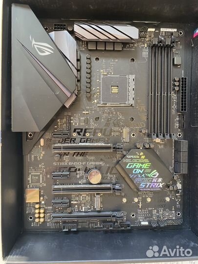 Материнская плата Asus Rog Strix b450-f Gaming