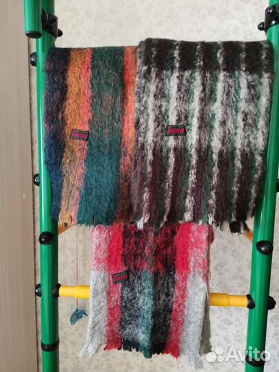 Шарфы мужские мохеровые и классические. Шапки вяза