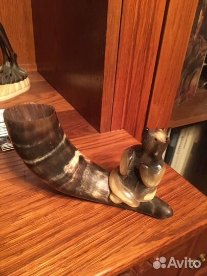 Лиса на роге