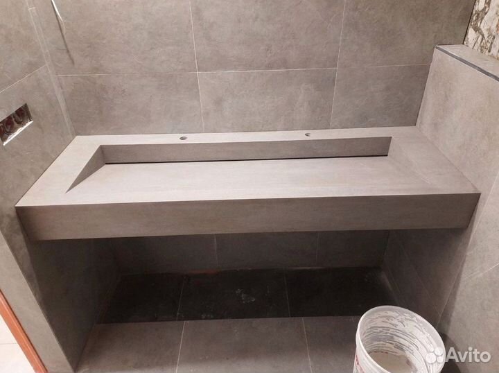 Раковина лодочка. Раковина из исскуственного камня