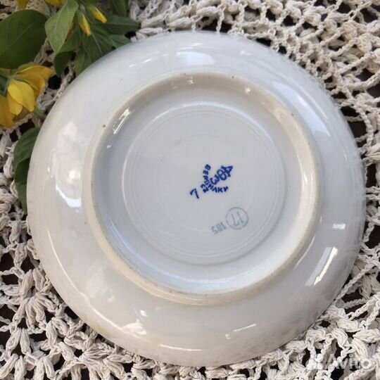 Чашка с блюдцем Чайная пара Вербилки