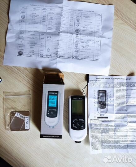 Толщиномер автомобильный для лкп HW-300PRO