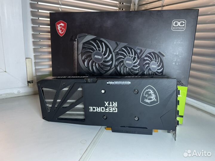 Видеокарта MSI RTX 3060 ti Ventus x3 OC