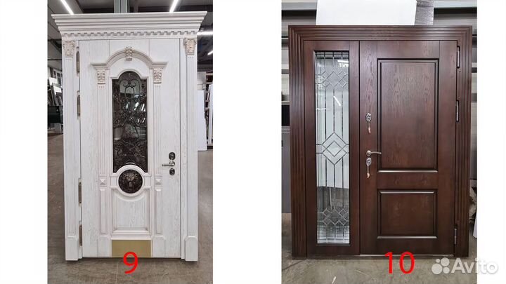 Парадные двери на дом. Держат 45 градусов