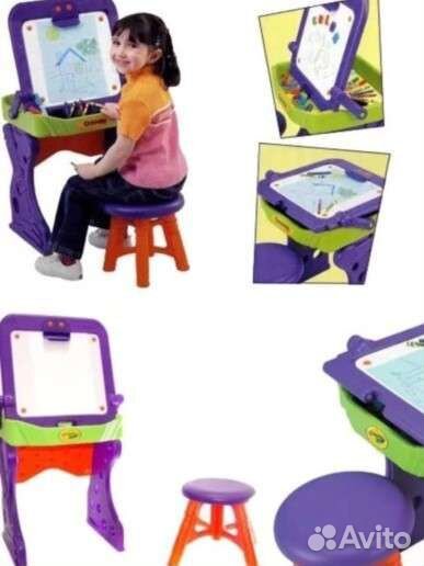 Парта-мольберт Crayola со стульчиком