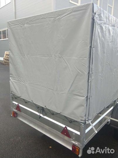 Прицеп двухосный легковой 3,5*1,56*1,5 Цинк тент