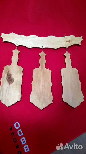 Доски разделочные на коромысле, липа 5042 см