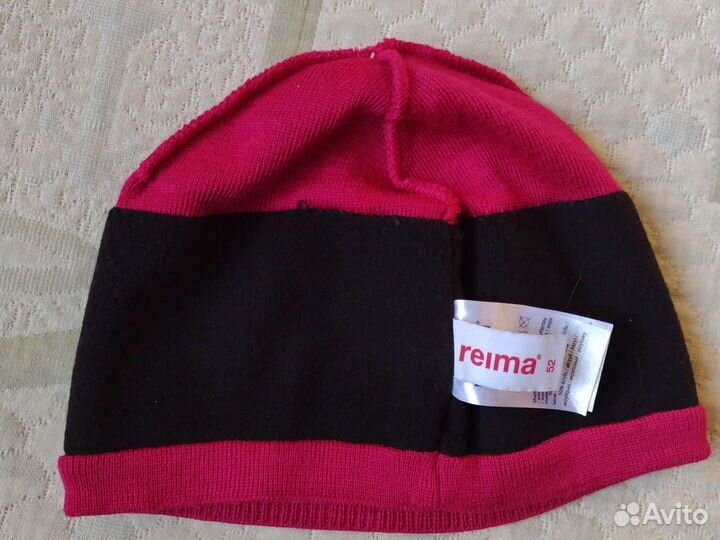 Новая зимняя шапка 52 Reima малиновый девочки